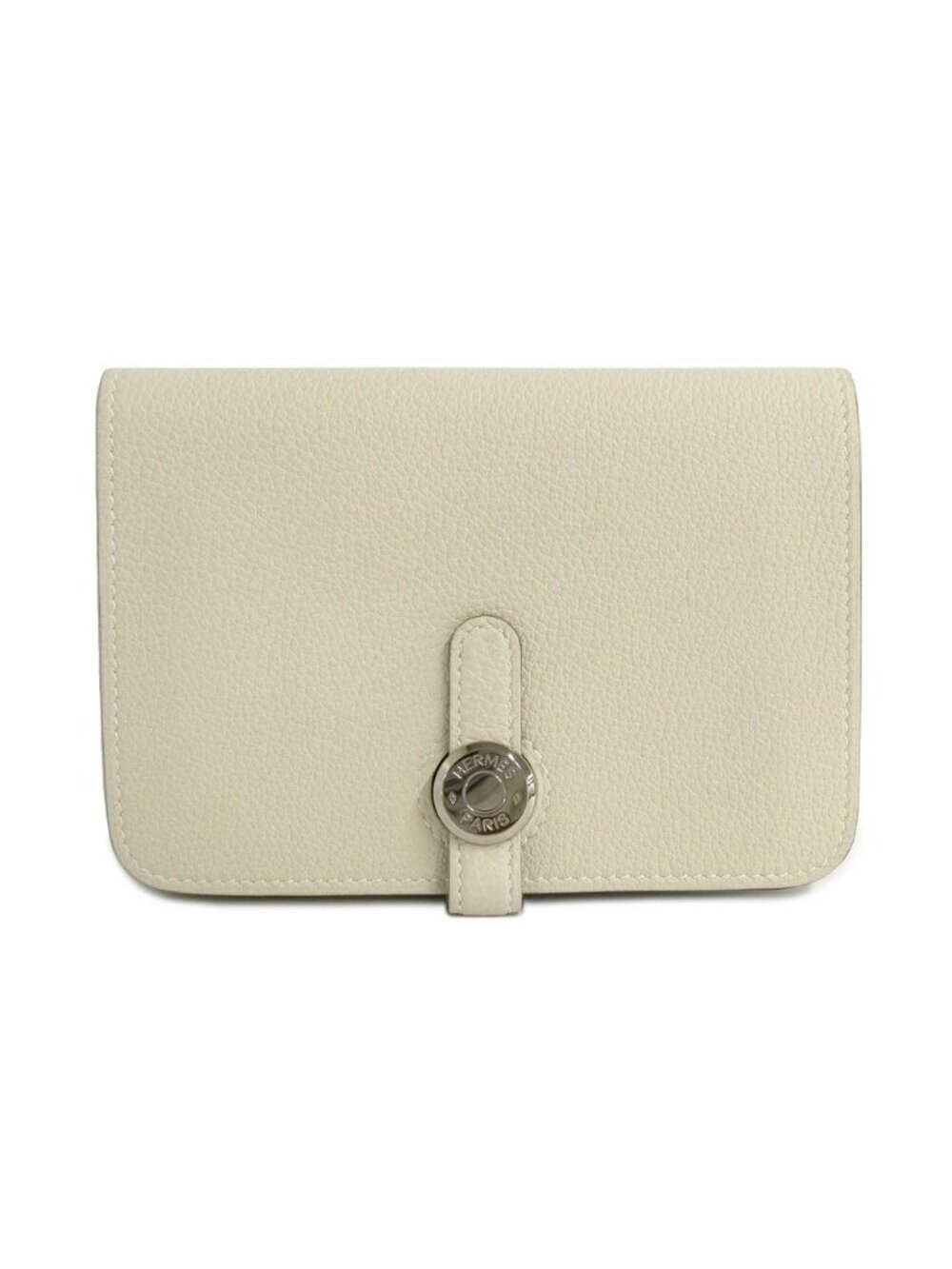 Hermes Dogon Compact Beton Evercolor Made by Bifold Wallet Silver